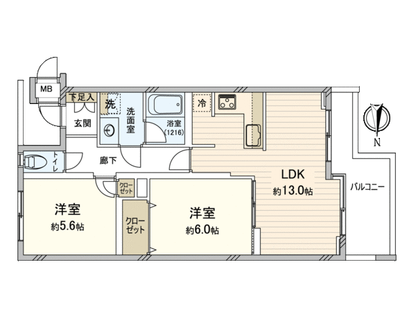 国立東1番館 間取り 国立東1番館 間取り