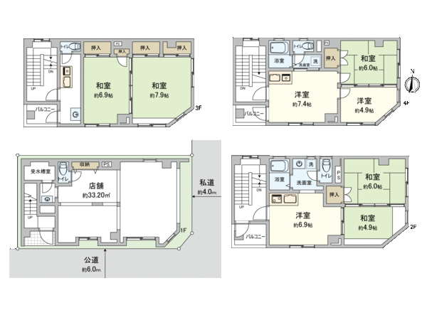 国立市富士見台1丁目 間取り 国立市富士見台1丁目 間取り