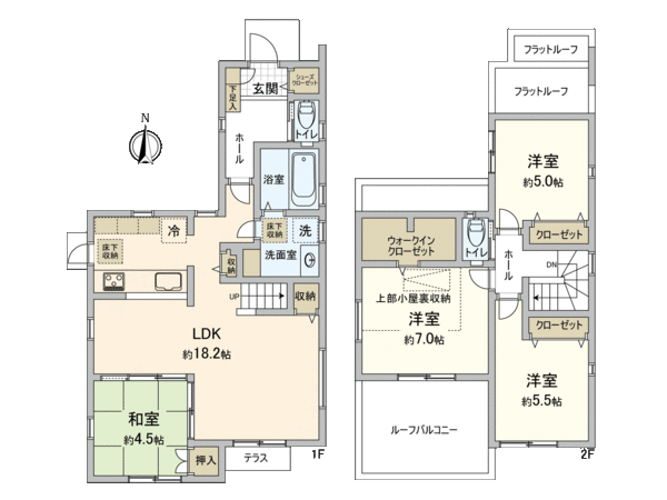 国立市泉5丁目 2号棟 間取り 国立市泉5丁目 2号棟 間取り