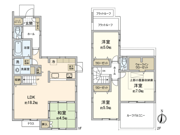 国立市泉5丁目 3号棟 間取り 国立市泉5丁目 3号棟 間取り