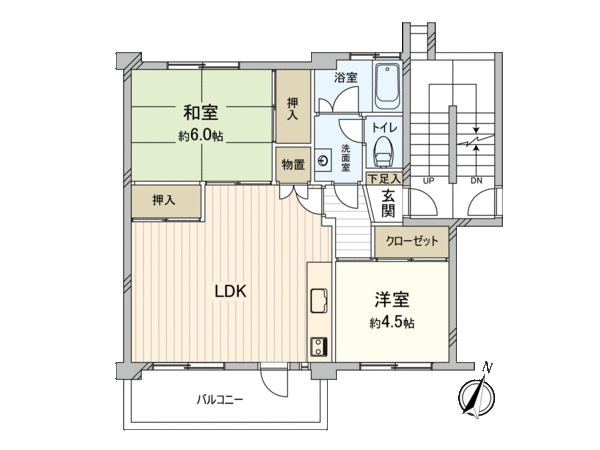 けやき台分譲団地 34号棟 間取り けやき台分譲団地 34号棟 間取り