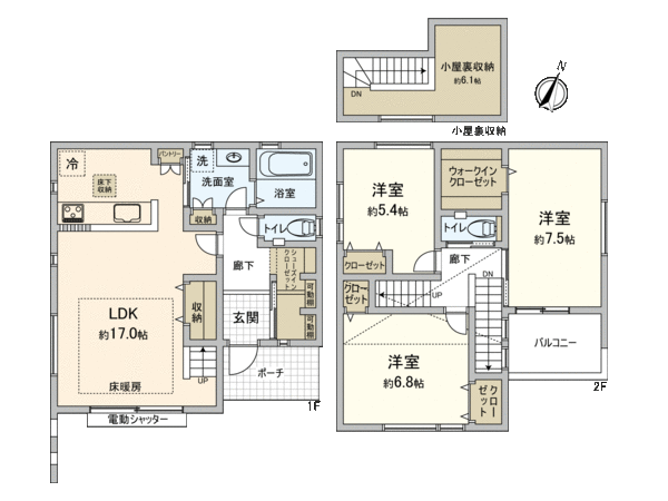 国分寺市西町4丁目 新築戸建2号棟 間取り 国分寺市西町4丁目 新築戸建2号棟 間取り
