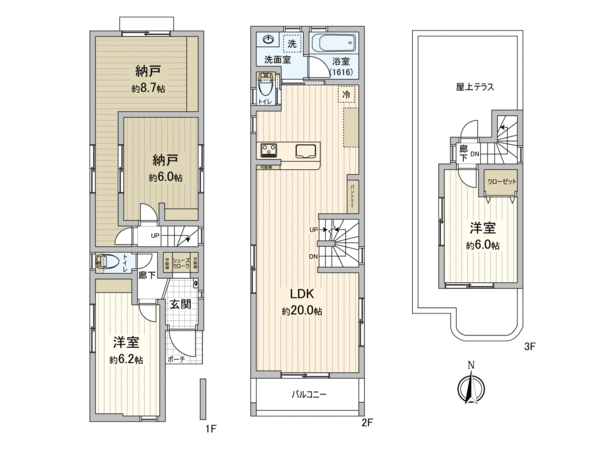 府中市北山町2丁目 間取り 府中市北山町2丁目 間取り