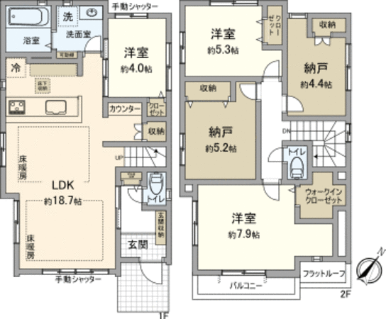 国分寺市日吉町3丁目 間取り 国分寺市日吉町3丁目 間取り