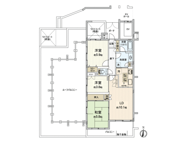 ランドール小金井 間取り ランドール小金井 間取り