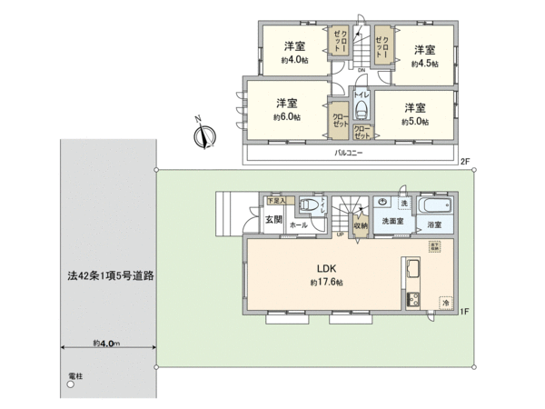 小平市上水新町1丁目 戸建 間取り 小平市上水新町1丁目 戸建 間取り