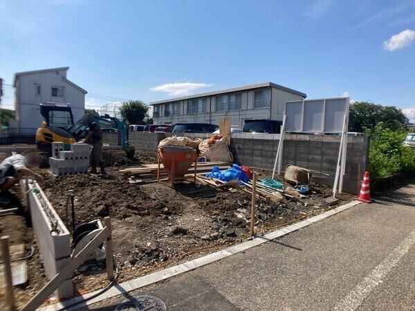 府中市本町4丁目 新築戸建1号棟 着工前現地写真 府中市本町4丁目 新築戸建1号棟 着工前現地写真