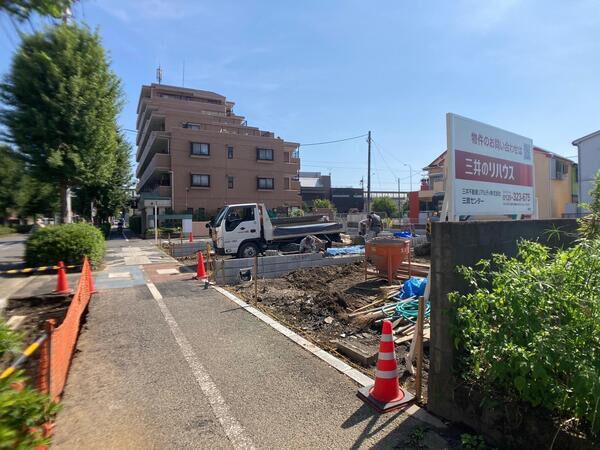 府中市本町4丁目 新築戸建1号棟 着工前現地写真 府中市本町4丁目 新築戸建1号棟 着工前現地写真