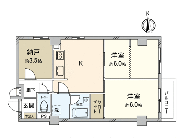 ライオンズマンション井の頭公園第2 間取り ライオンズマンション井の頭公園第2 間取り