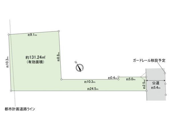 吉祥寺東町1丁目 建築条件付き売地 地形図 吉祥寺東町1丁目 建築条件付き売地 地形図