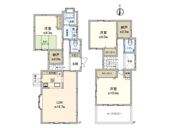 府中市美好町3丁目 戸建 間取り 府中市美好町3丁目 戸建 間取り