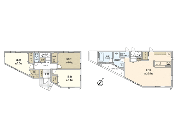府中市片町2丁目 新築戸建 A号棟 間取り 府中市片町2丁目 新築戸建 A号棟 間取り