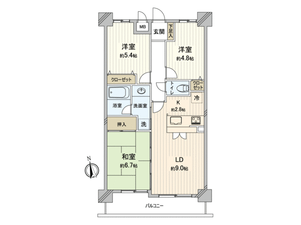 パテラ府中栄町 間取り パテラ府中栄町 間取り