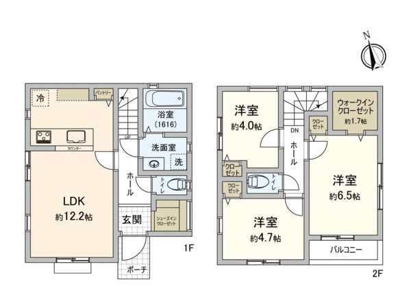 府中市天神町4丁目 新築戸建 間取り 府中市天神町4丁目 新築戸建 間取り