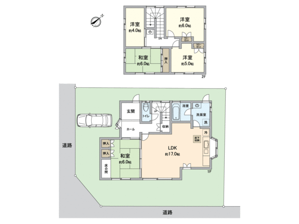 秋葉台1丁目 戸建 間取り 秋葉台1丁目 戸建 間取り