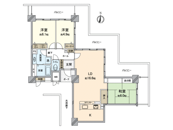 ラフォルテ西神中央 2番館 間取り ラフォルテ西神中央 2番館 間取り