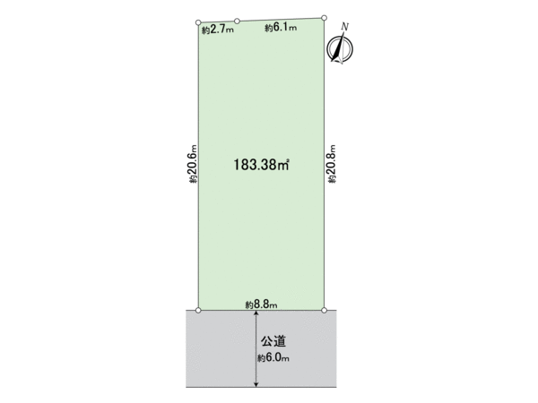 南落合3丁目 土地 地形図 南落合3丁目 土地 地形図