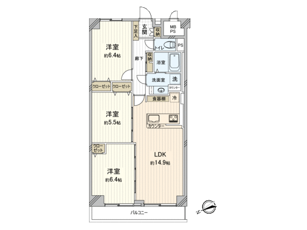 ハイラーク千葉 間取り ハイラーク千葉 間取り