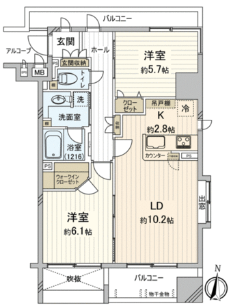 ル・シック千葉フロンテージ 間取り ル・シック千葉フロンテージ 間取り