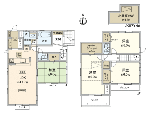 朝日ヶ丘4丁目新築 間取り 朝日ヶ丘4丁目新築 間取り
