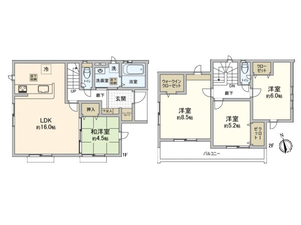 萩台町新築戸建 間取り 萩台町新築戸建 間取り