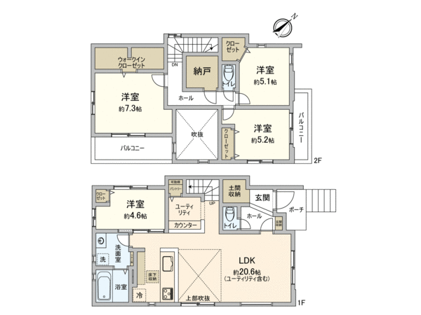 村上 新築戸建 間取り 村上 新築戸建 間取り