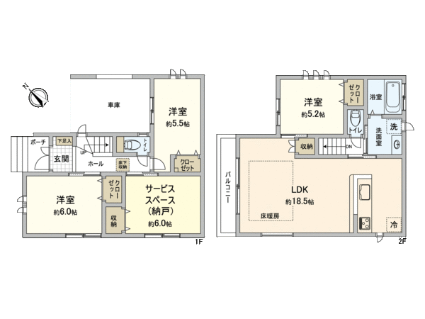 稲丘町新築戸建 間取り 稲丘町新築戸建 間取り