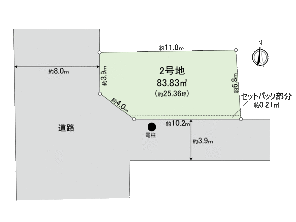 天台3丁目 土地 地形図 天台3丁目 土地 地形図