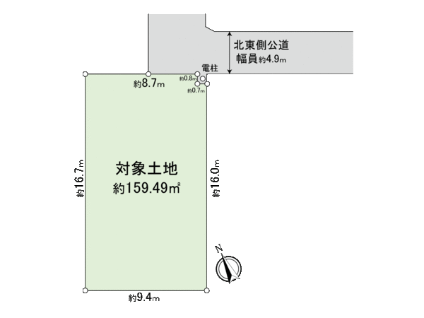 千種町古家付土地 地形図 千種町古家付土地 地形図