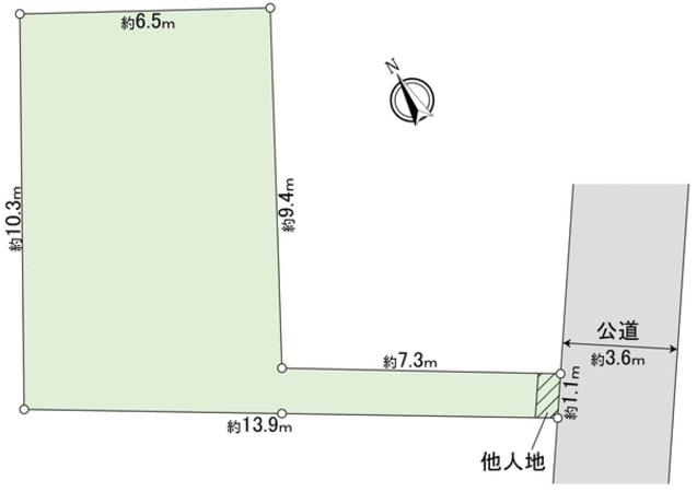 二宮1丁目 土地 地形図 二宮1丁目 土地 地形図