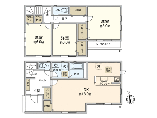 飯山満町2丁目 新築戸建 間取り 飯山満町2丁目 新築戸建 間取り