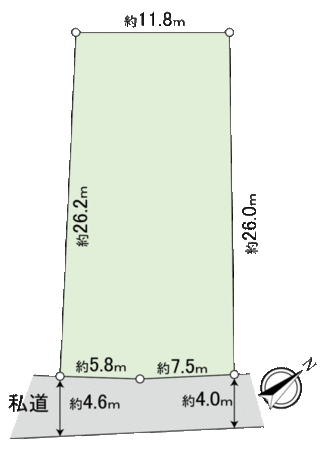 四街道市四街道土地 地形図 四街道市四街道土地 地形図