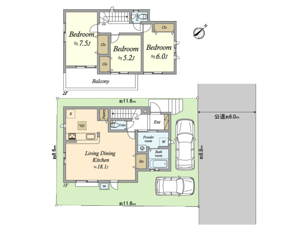 中台7期 新築1号棟 間取り 中台7期 新築1号棟 間取り