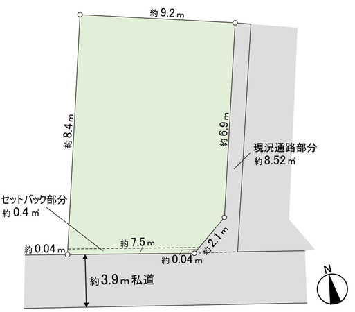 松が丘3丁目 土地 地形図 松が丘3丁目 土地 地形図