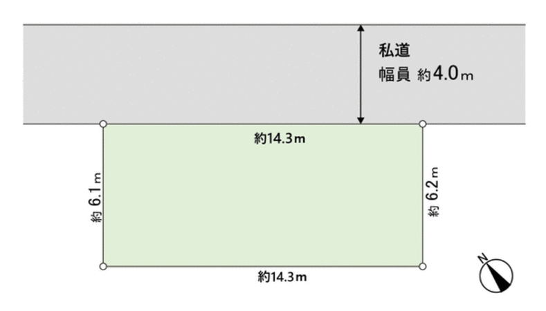 高根台1丁目土地 地形図 高根台1丁目土地 地形図