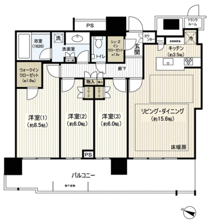 THE幕張BAYFRONT TOWER&RESIDENCE 間取り THE幕張BAYFRONT TOWER&RESIDENCE 間取り