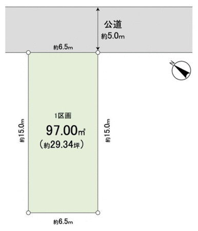 幕張町1丁目土地 地形図 幕張町1丁目土地 地形図