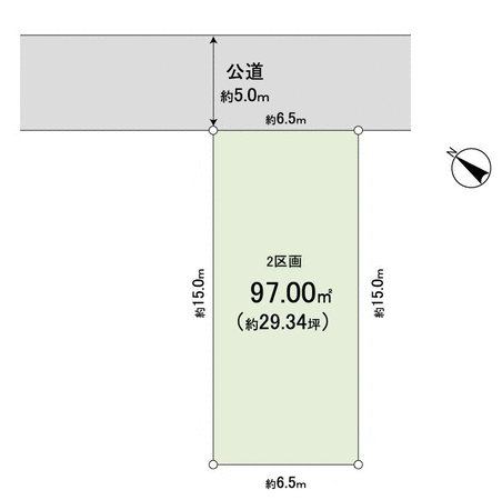 幕張町1丁目土地 地形図 幕張町1丁目土地 地形図