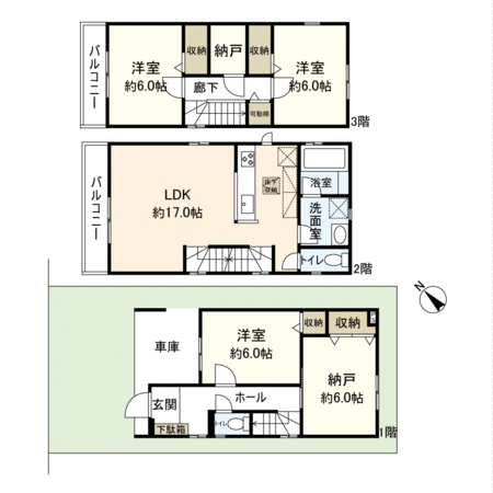 行徳駅前3丁目 戸建 間取り 行徳駅前3丁目 戸建 間取り