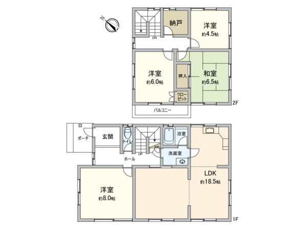 東太田4丁目 リフォーム済戸建 間取り 東太田4丁目 リフォーム済戸建 間取り