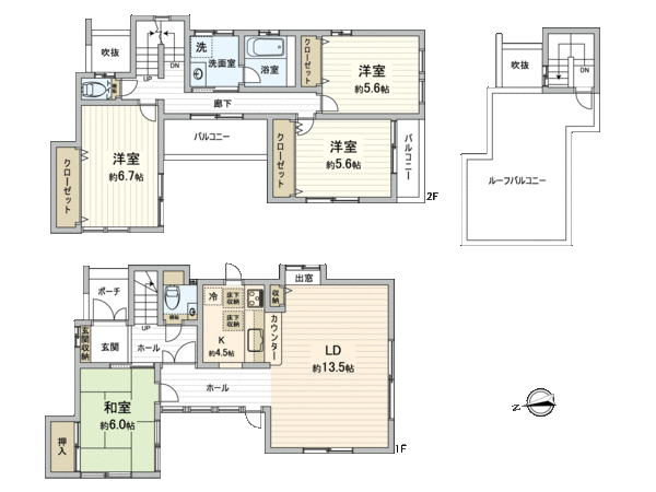 船橋市東中山2丁目 戸建 間取り 船橋市東中山2丁目 戸建 間取り