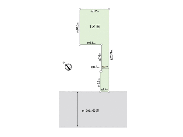 市川市新井3丁目 土地 地形図 市川市新井3丁目 土地 地形図