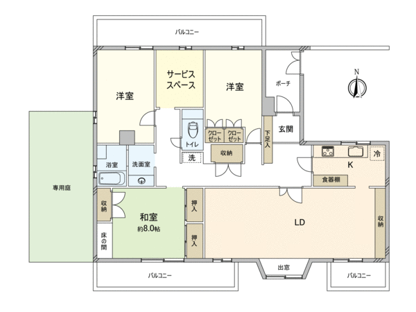 藤和コートヒルズ池上 間取り 藤和コートヒルズ池上 間取り