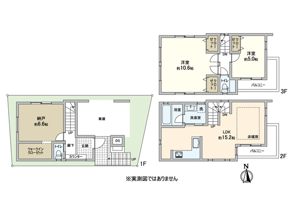 さいたま市浦和区本太4丁目 D号棟 間取り さいたま市浦和区本太4丁目 D号棟 間取り