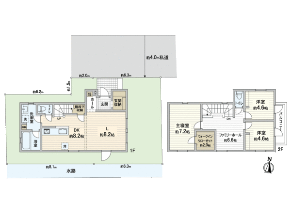 さいたま市中央区下落合7丁目(令和2年築スウェーデンハウス旧施工) 間取り さいたま市中央区下落合7丁目(令和2年築スウェーデンハウス旧施工) 間取り