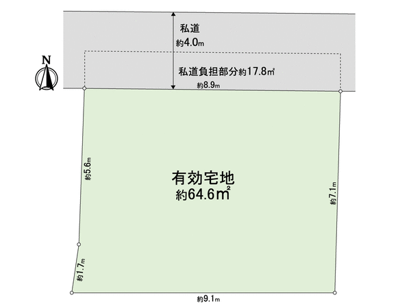 川口市大字辻 地形図 川口市大字辻 地形図