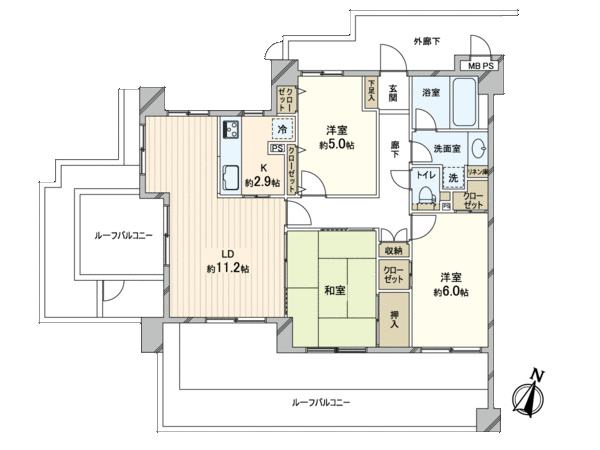 ライオンズマンション川口南 間取り ライオンズマンション川口南 間取り