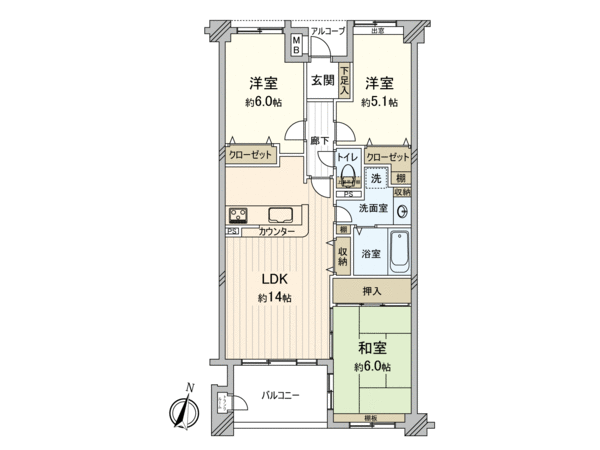 ネオステージ大宮 間取り ネオステージ大宮 間取り