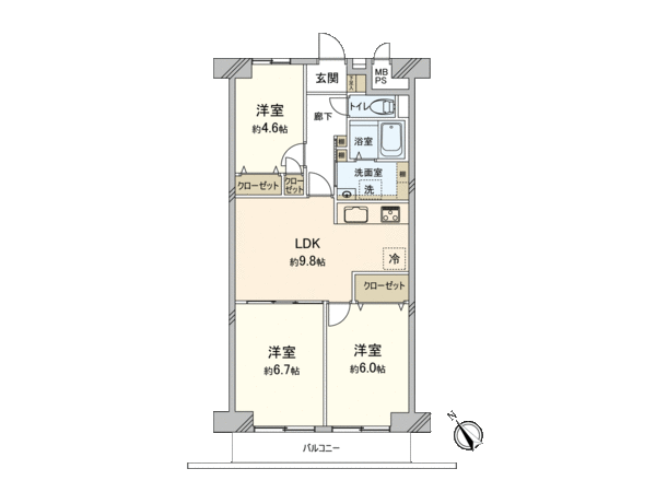 日商岩井南浦和マンション 間取り 日商岩井南浦和マンション 間取り