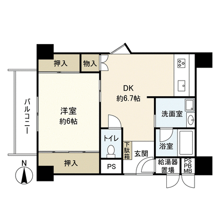 日商岩井京橋ハイツ 間取り 日商岩井京橋ハイツ 間取り